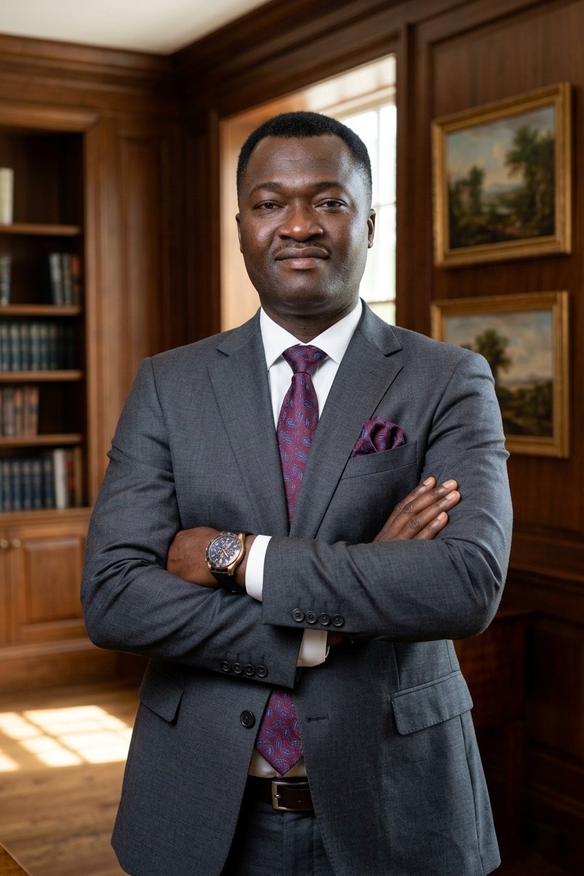 Bldr. Christopher Benard in a business setting